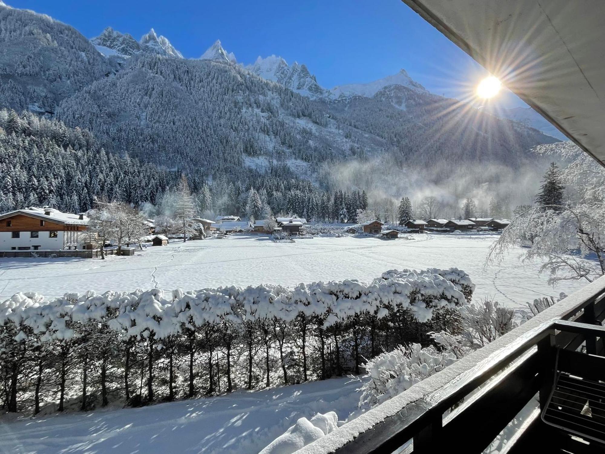 Residence Bois Du Bouchet, Appartement Vue Montagne, Calme, Parking Gratuit, Proche Centre Chamonix Buitenkant foto