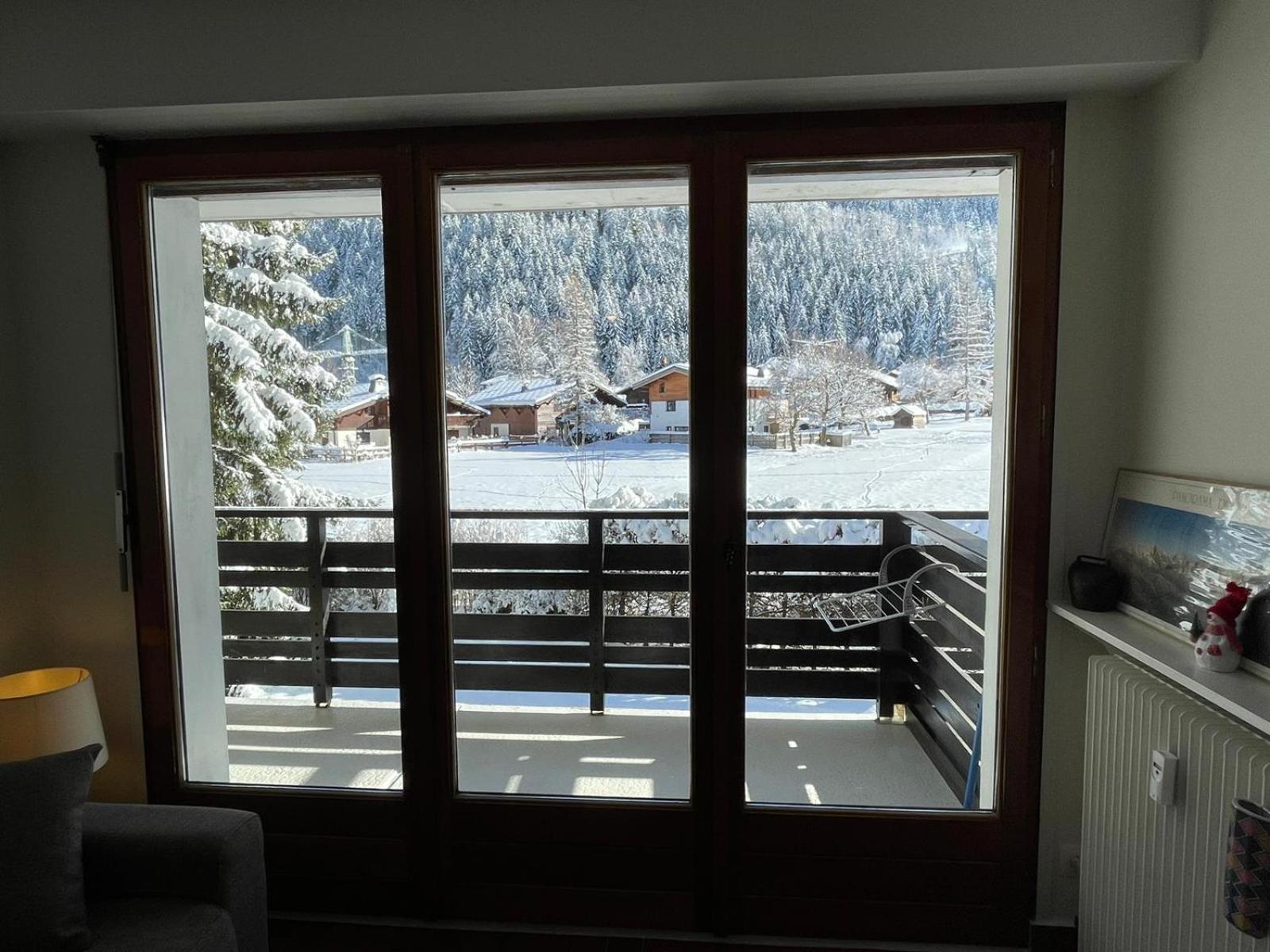 Residence Bois Du Bouchet, Appartement Vue Montagne, Calme, Parking Gratuit, Proche Centre Chamonix Buitenkant foto