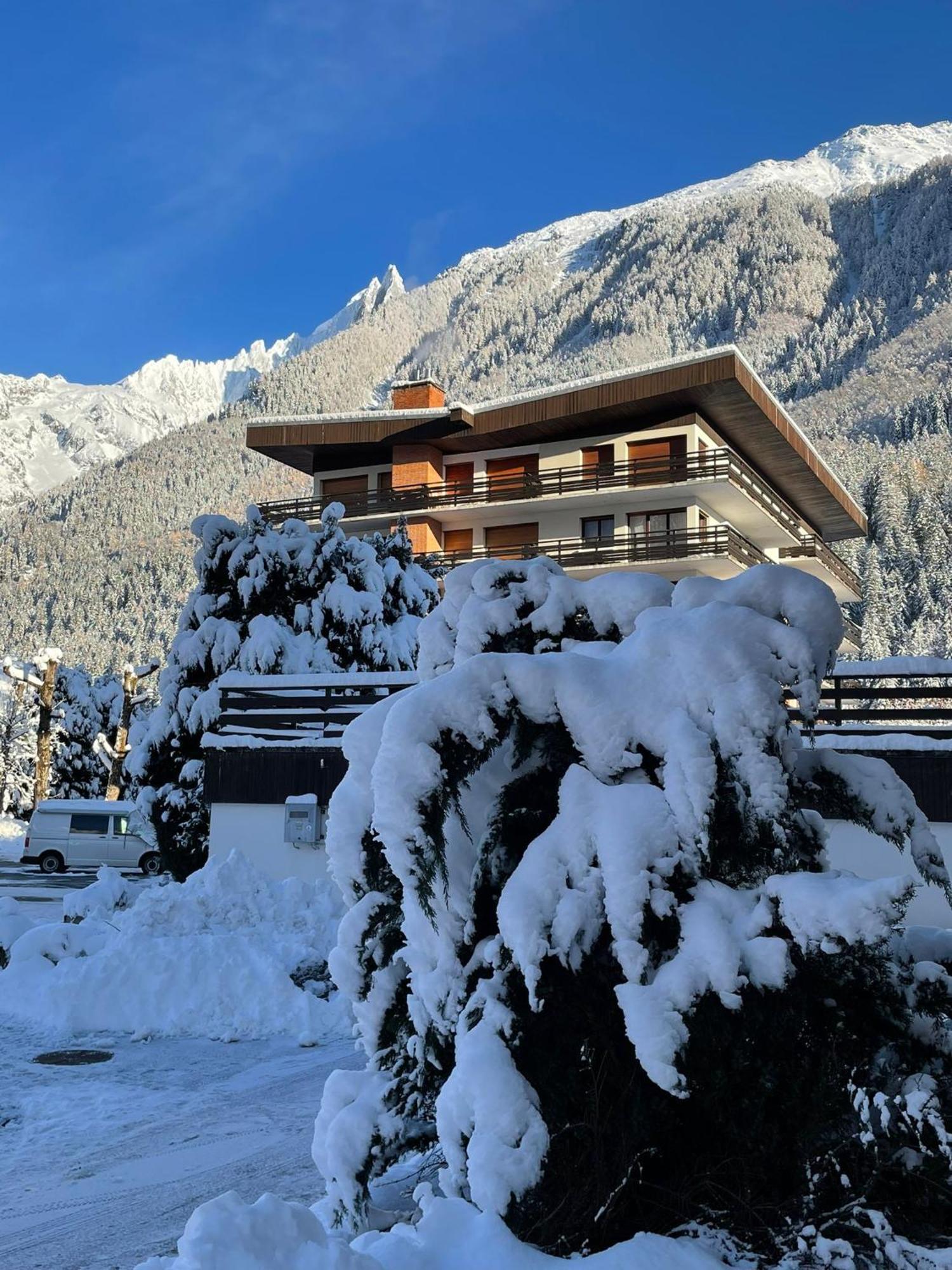 Residence Bois Du Bouchet, Appartement Vue Montagne, Calme, Parking Gratuit, Proche Centre Chamonix Buitenkant foto